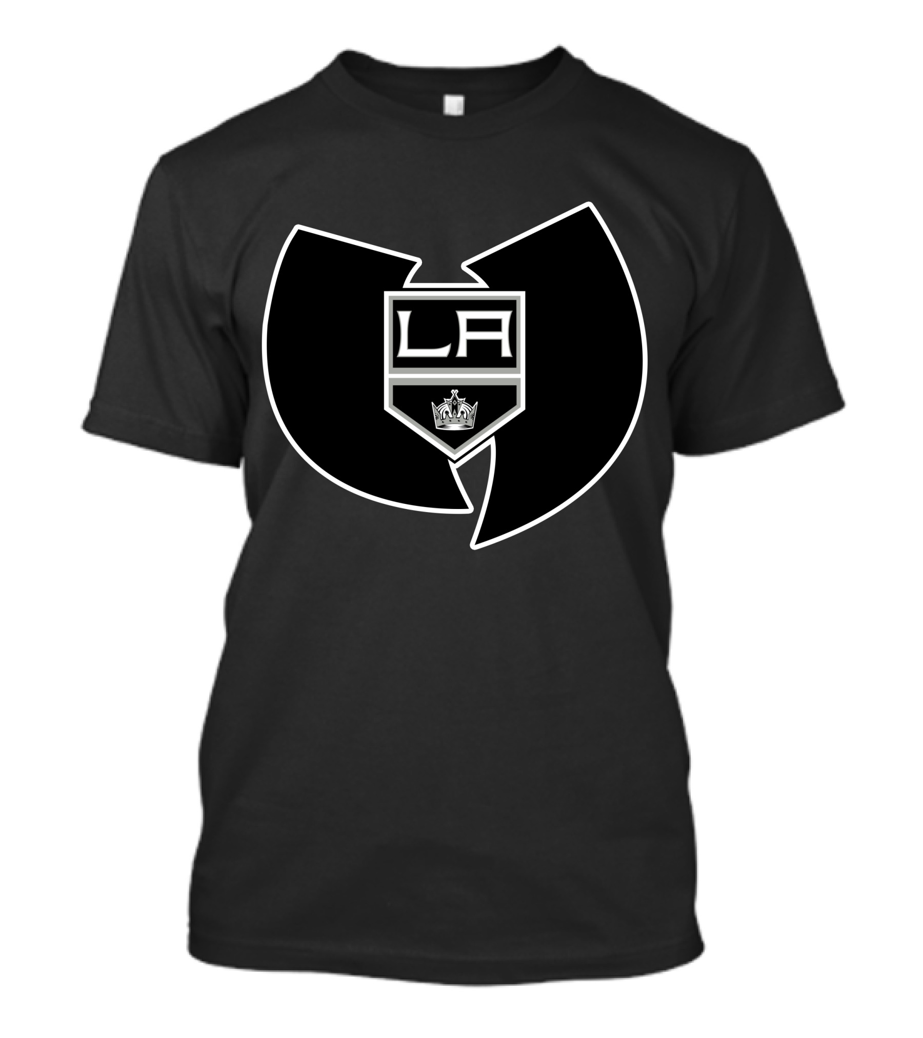 La Kings Wu-Tang Logo Fusion Iconic Mashup T-Shirt