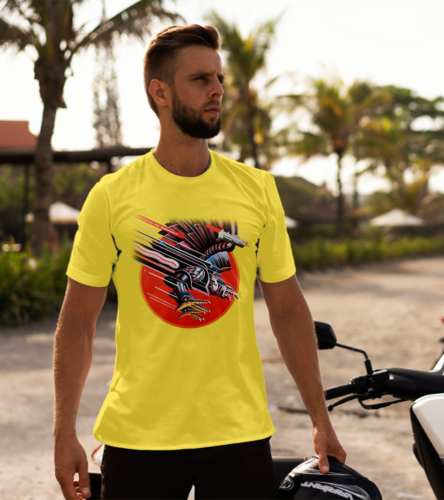 Judas Priest Screaming For Vengeance Album Cover Artwork T-Shirt