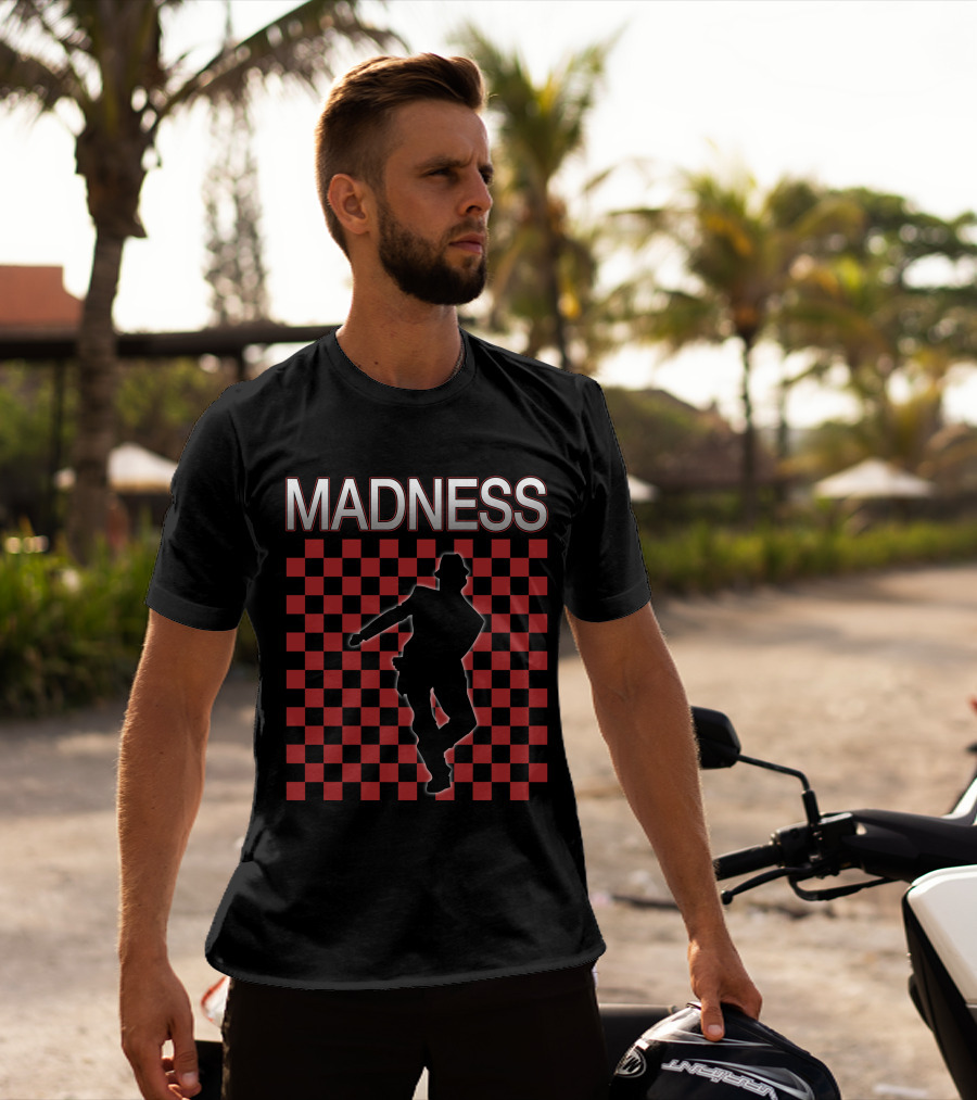 Madness Checkerboard Silhouette T-Shirt