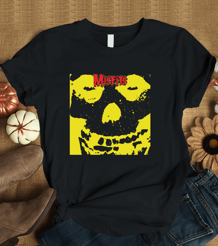Misfits Yellow Skull T-Shirt