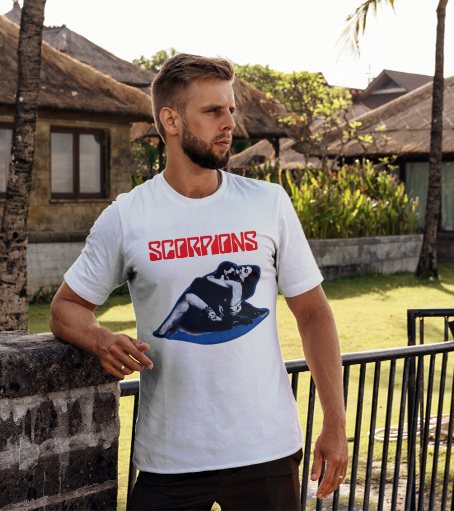 Scorpions Blackout Album Cover Art Retro T-Shirt