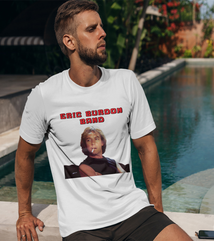 Eric Burdon Band 70S Rock Style Vintage Retro Look T-Shirt