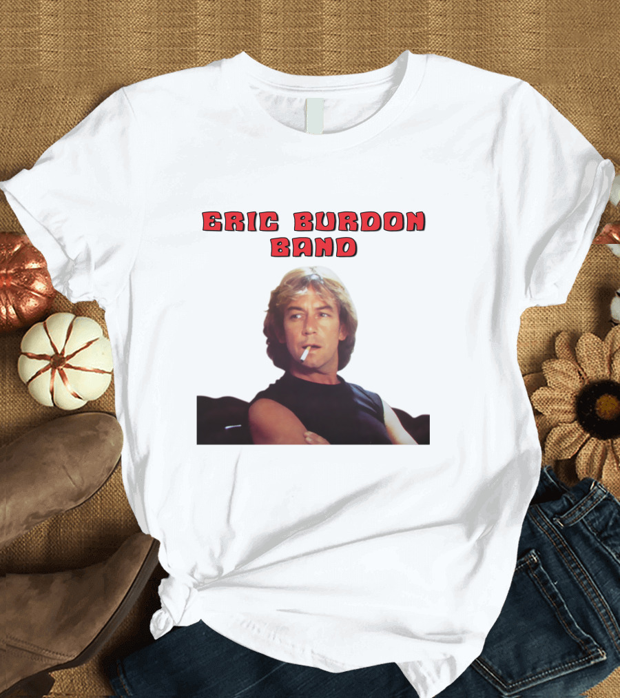 Eric Burdon Band 70S Rock Style Vintage Retro Look T-Shirt