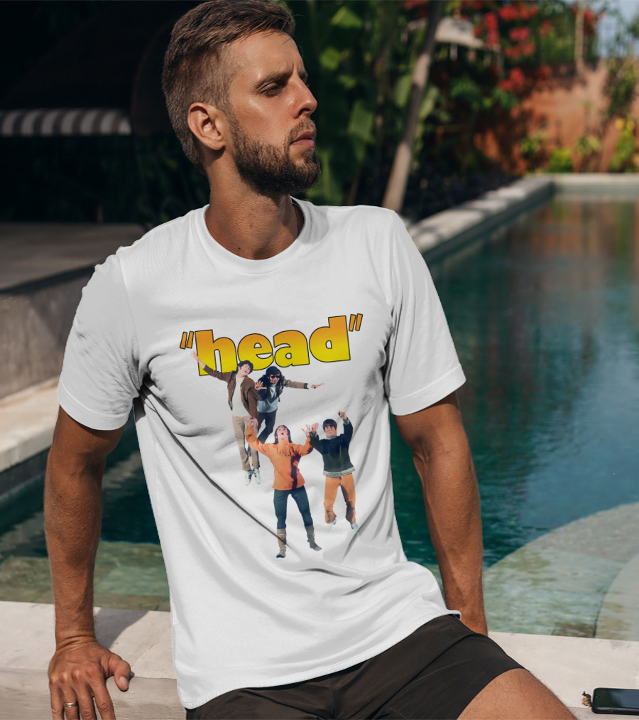 Monkees Head Jumping Pose Retro Style T-Shirt