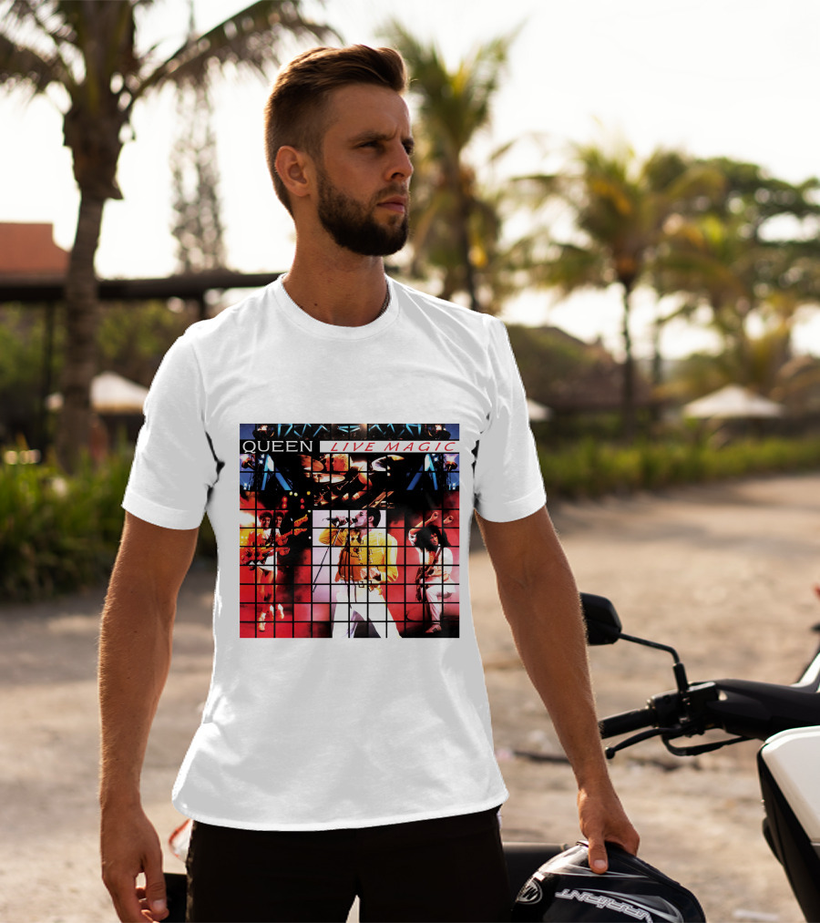 Queen Live Magic Concert Album Artwork Performance 1986 T-Shirt