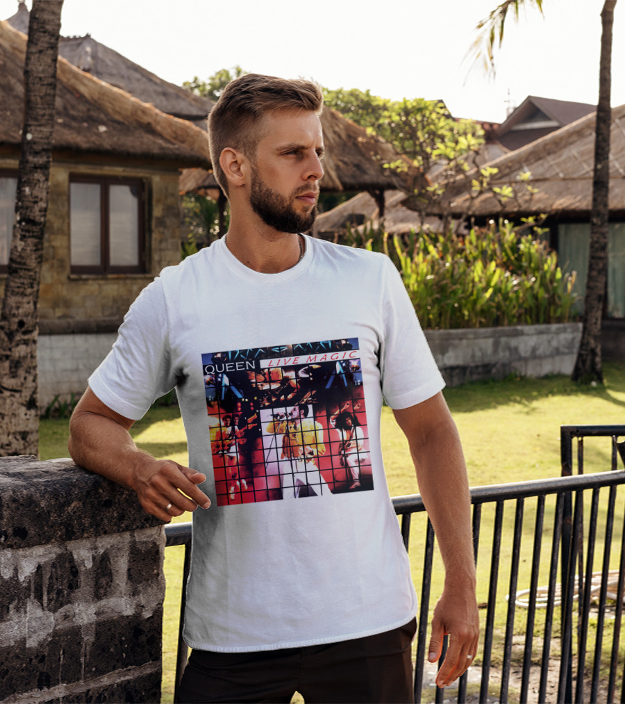 Queen Live Magic Concert Album Artwork Performance 1986 T-Shirt