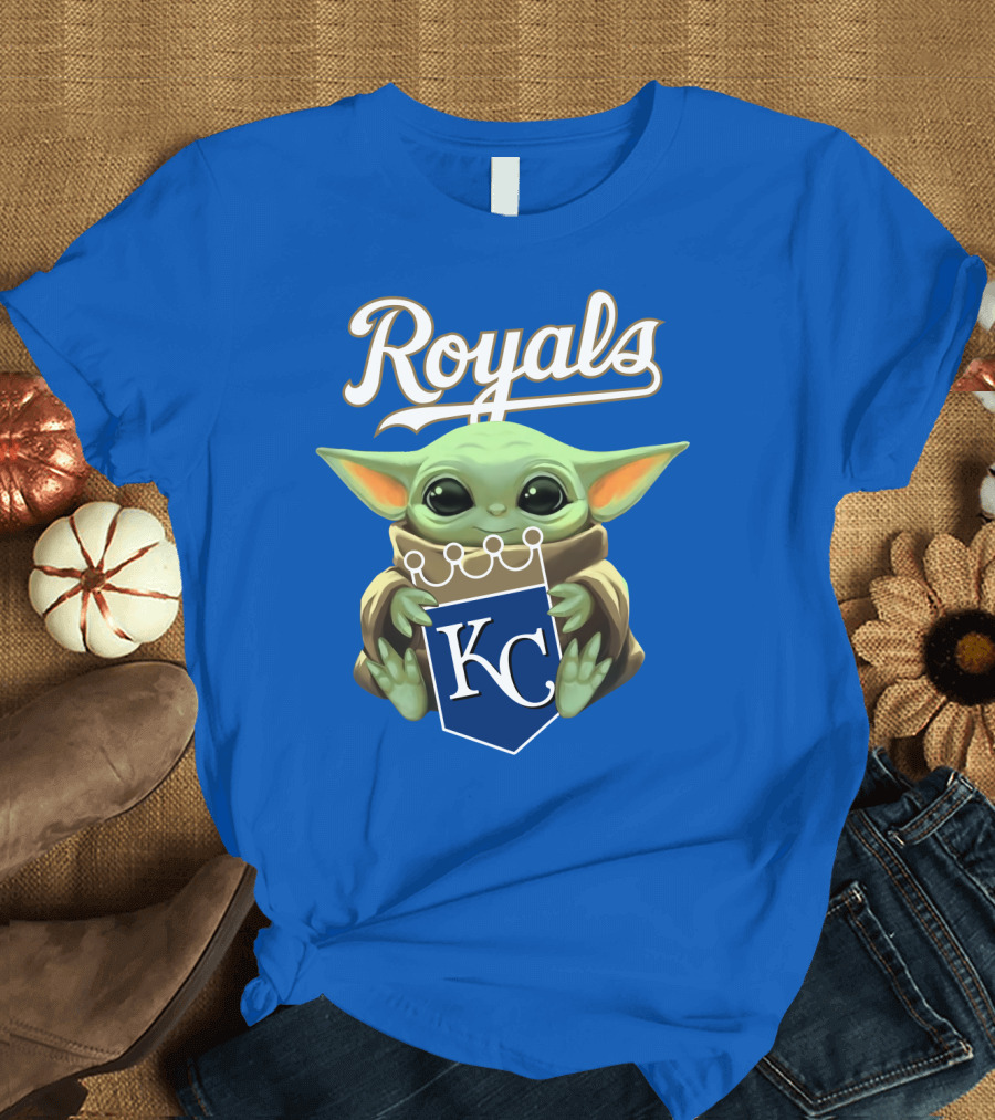 Baby Yoda Royals KC T-Shirt