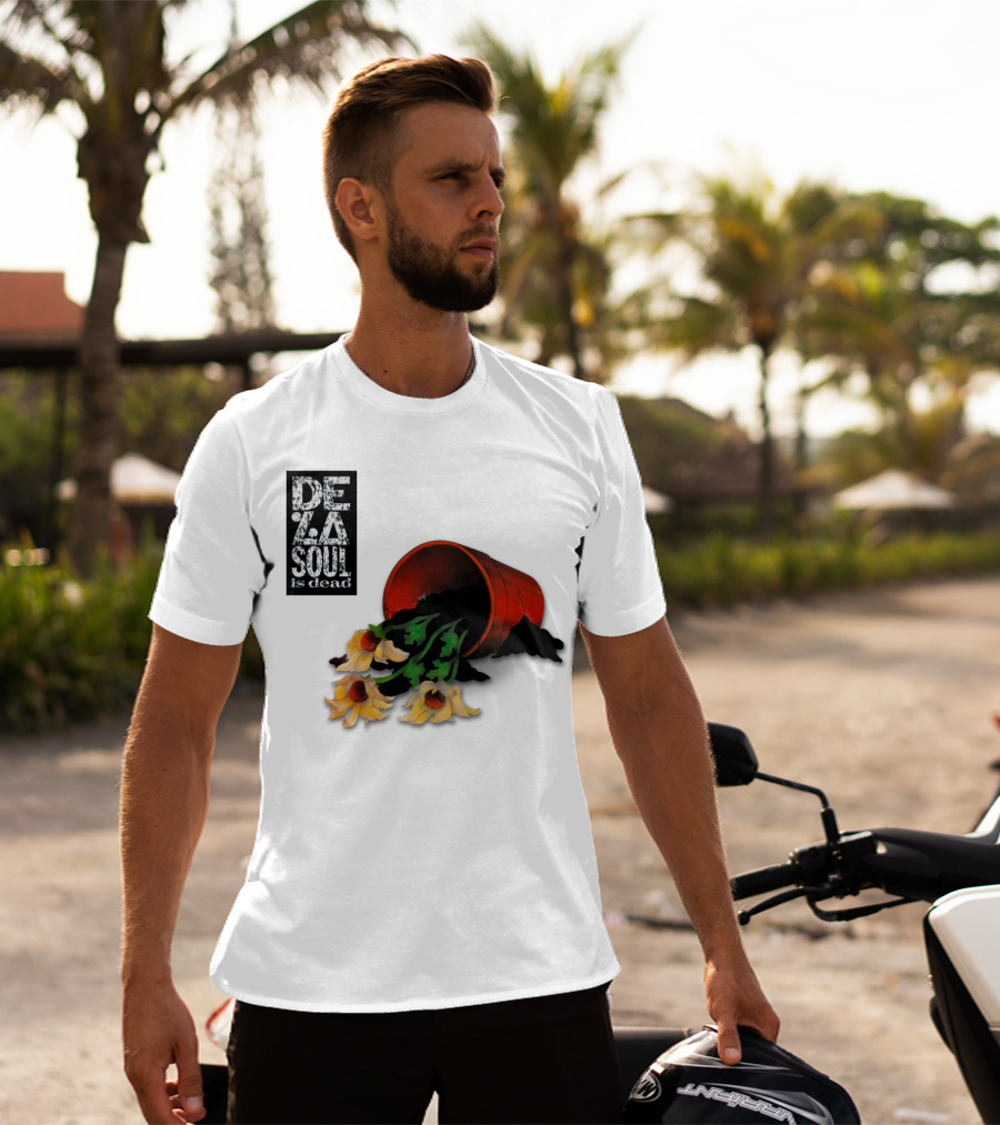 De La Soul Is Dead Flowers Spilling From A Pot T-Shirt