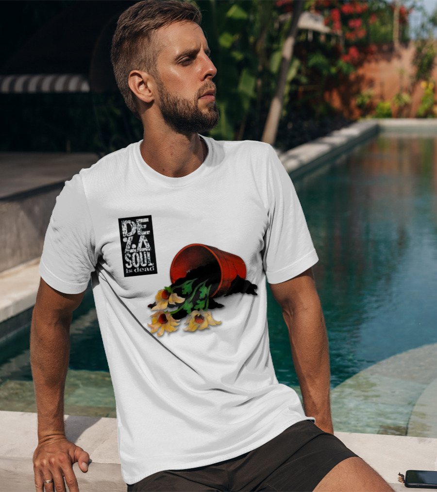 De La Soul Is Dead Flowers Spilling From A Pot T-Shirt