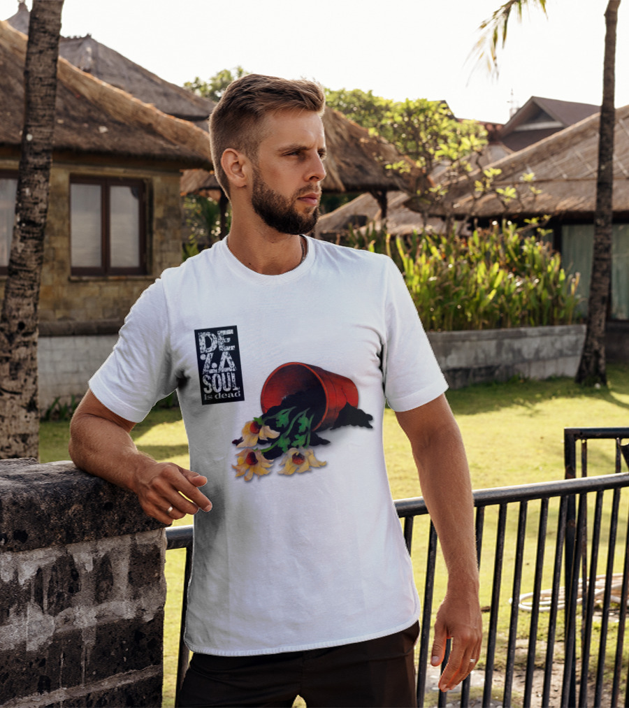 De La Soul Is Dead Flowers Spilling From A Pot T-Shirt