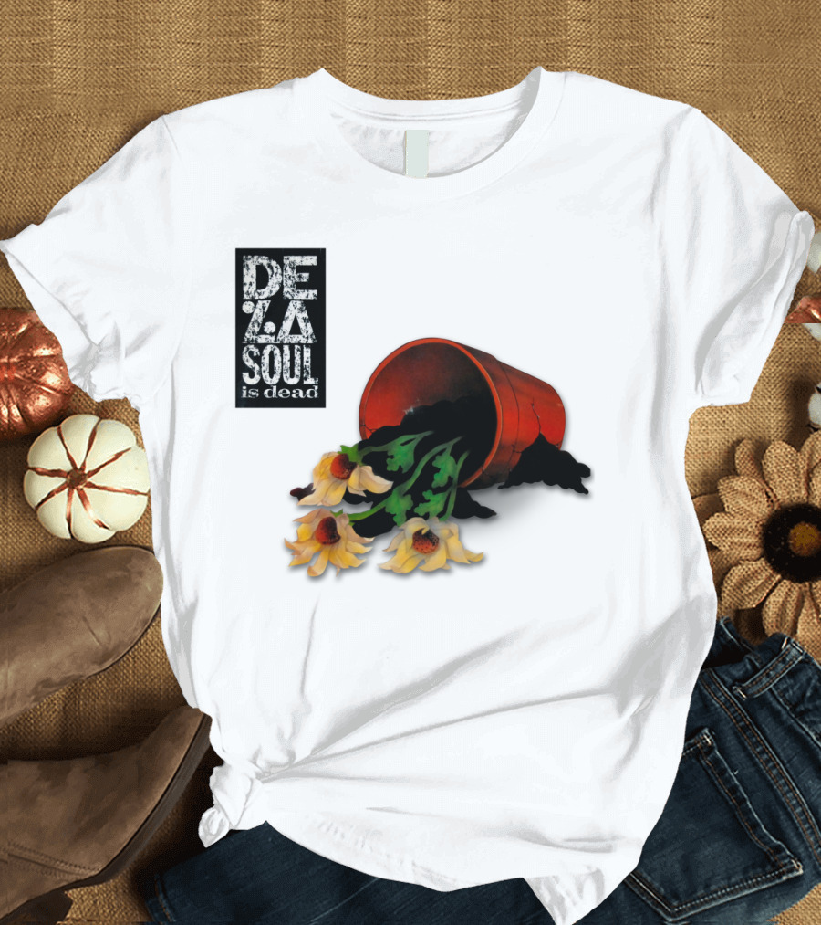 De La Soul Is Dead Flowers Spilling From a Pot T-Shirt