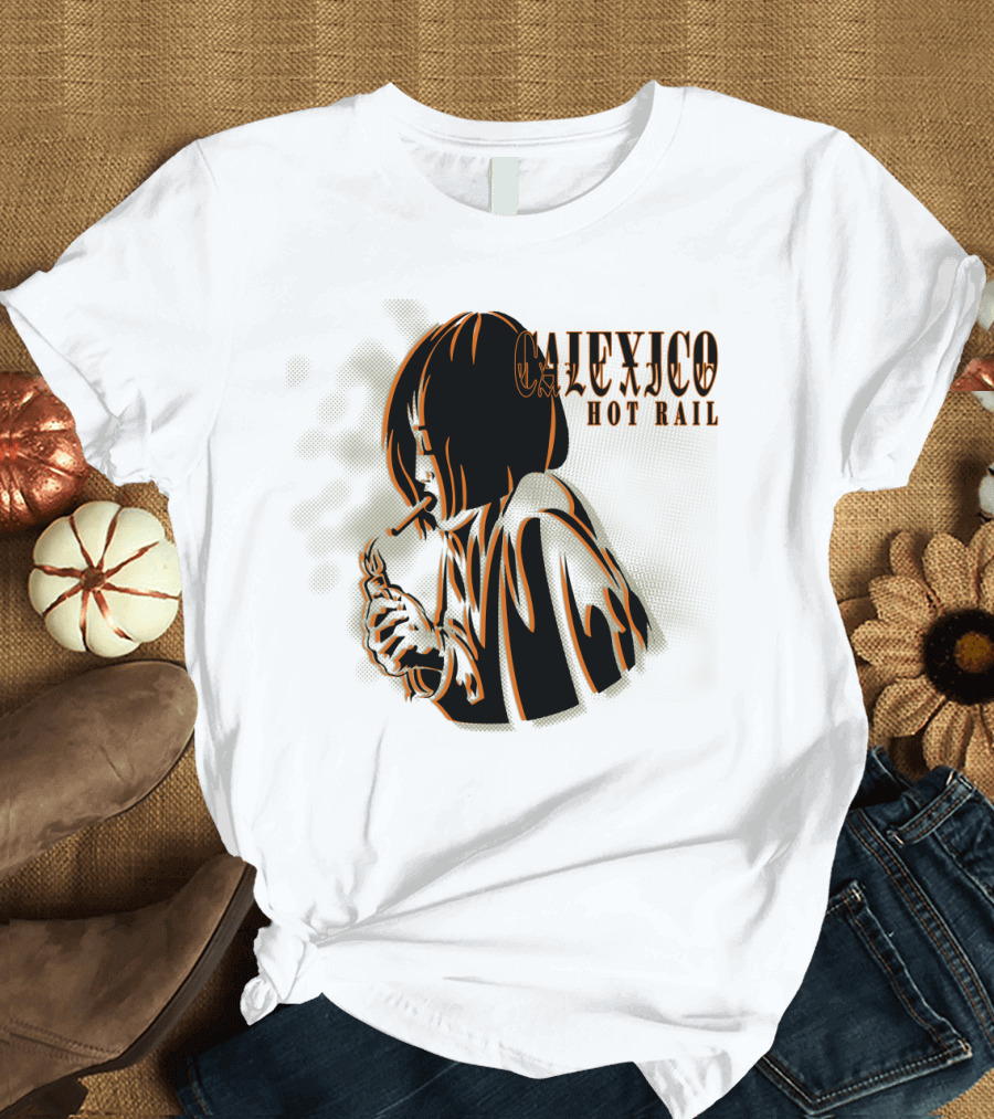Calexico Hot Rail Smoking Figure T-Shirt