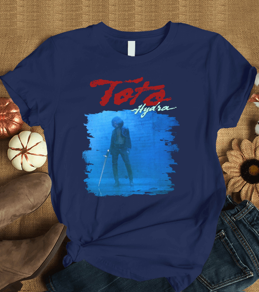 Toto Hydra Sword Figure Blue Square T-Shirt