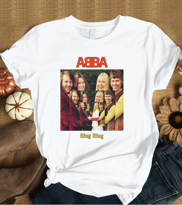 T-Shirt: ABBA Ring Ring Album Cover T-Shirt ABBA Ring Ring Album Cover T-Shirt