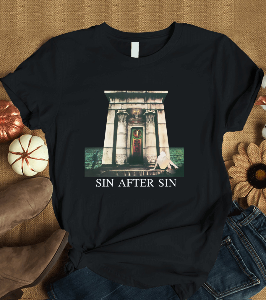 Judas Priest Sin After Sin Gothic Temple T-Shirt