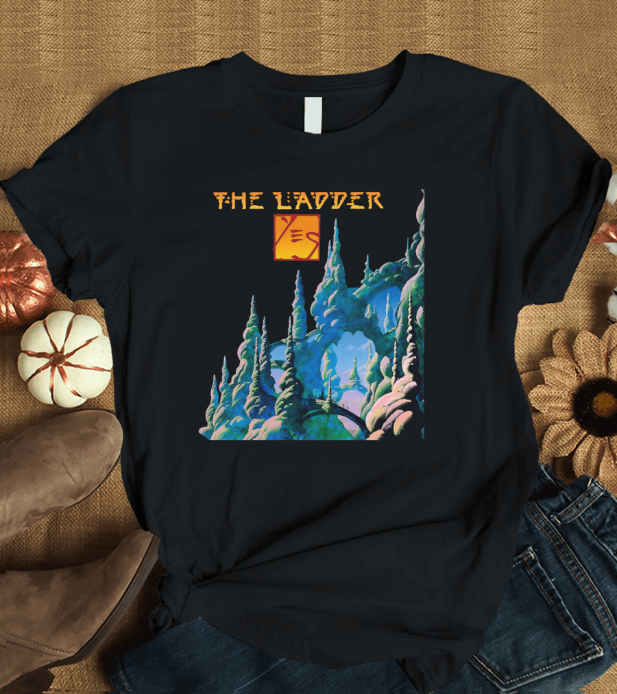 Yes The Ladder Album Cover Fantasy Landscape T-Shirt