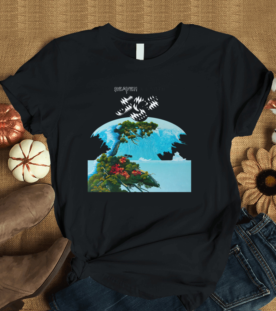 Yes Heaven and Earth Album Cover T-Shirt