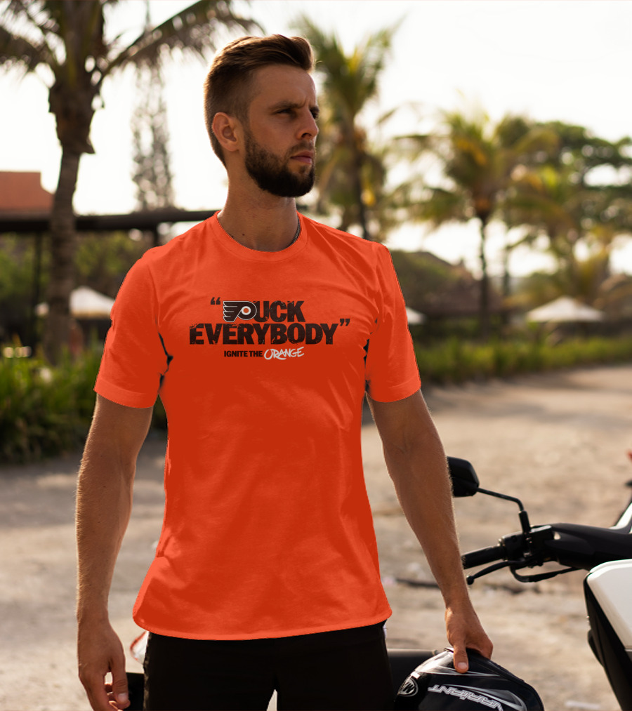 Philadelphia Flyers Puck Everybody Ignite The Orange T-Shirt