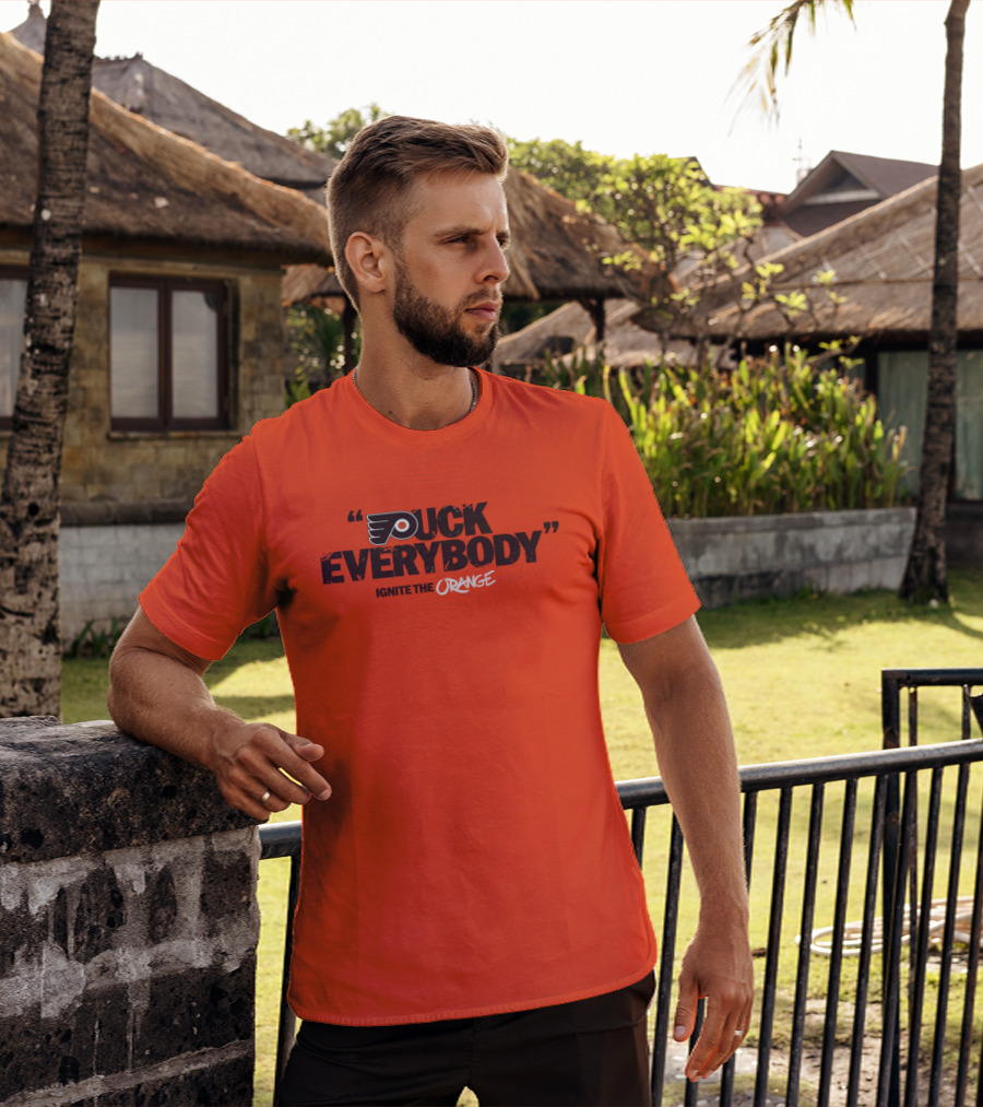 Philadelphia Flyers Puck Everybody Ignite The Orange T-Shirt