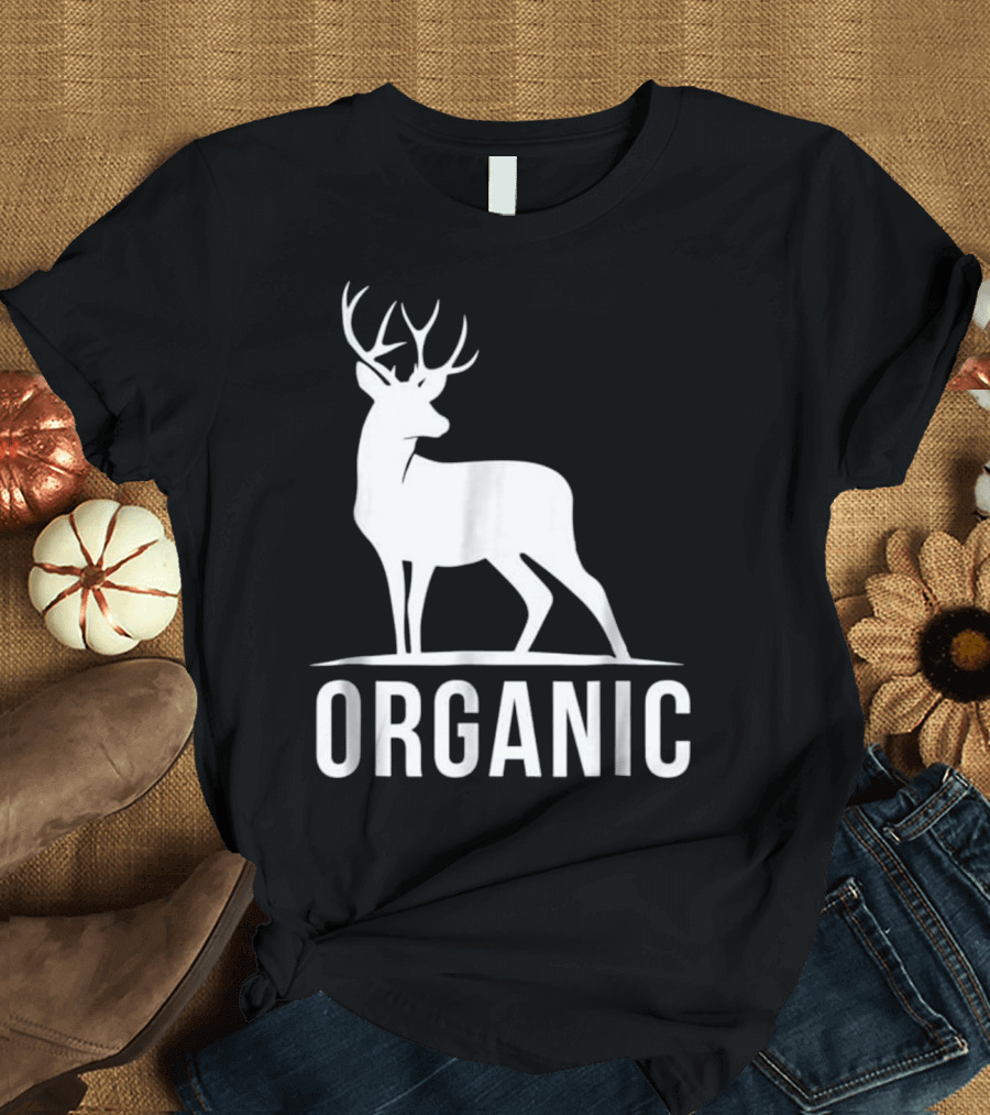 Deer Organic Bow Hunter Inspired Deer T-Shirt
