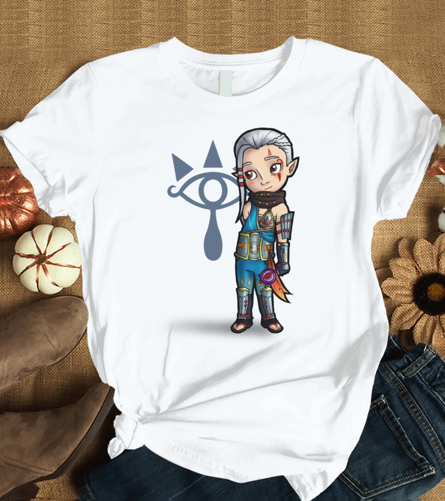 Child Impa Sheikah Symbol Zelda Character Chibi T-Shirt