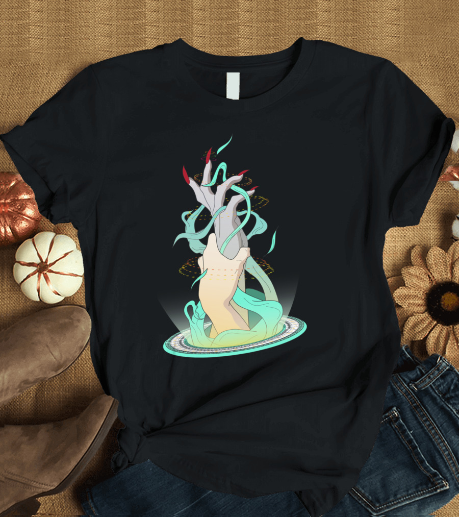 Transformation T - Hand Reaching Through Portal with Mystical Energy T-Shirt