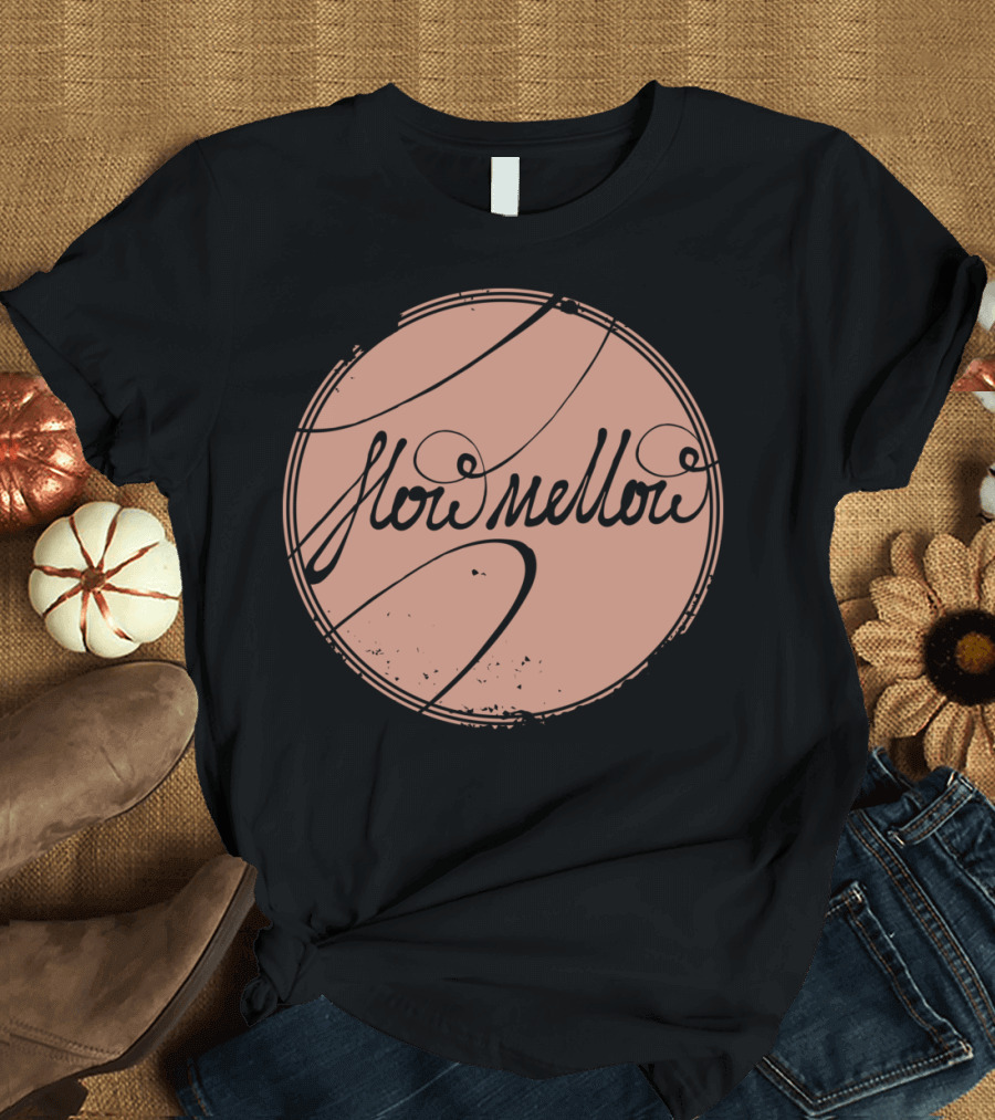 Flow Mellow Worn Print Circle T-Shirt