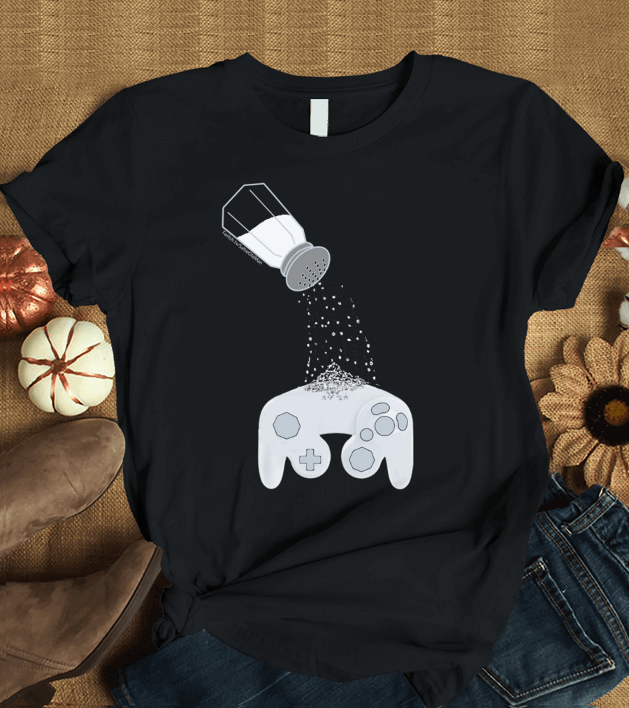 Saltie Controller Twitch Gamers Salt Shaker Controller Mix T-Shirt