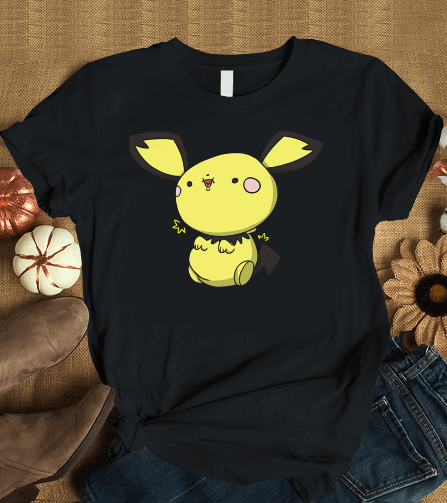 Pichu 1 Volt Electric Pokémon Character T-Shirt