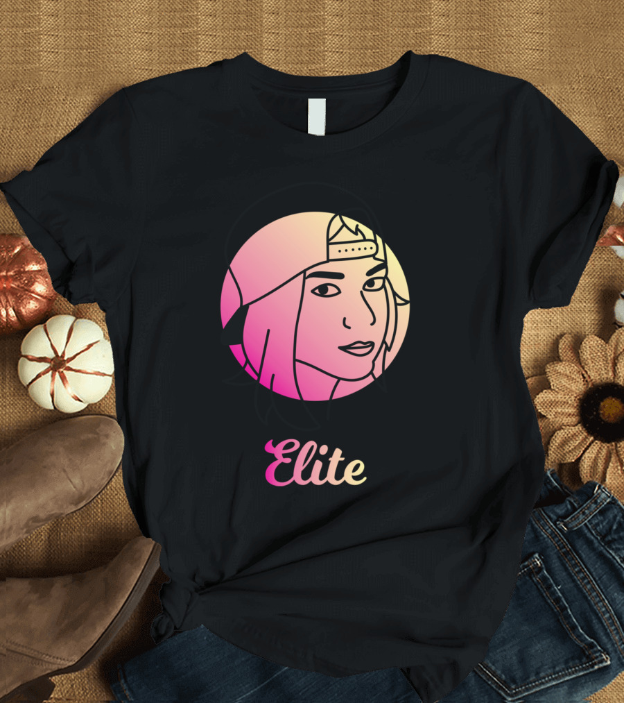 Elite Gradient Portrait Cap T-Shirt