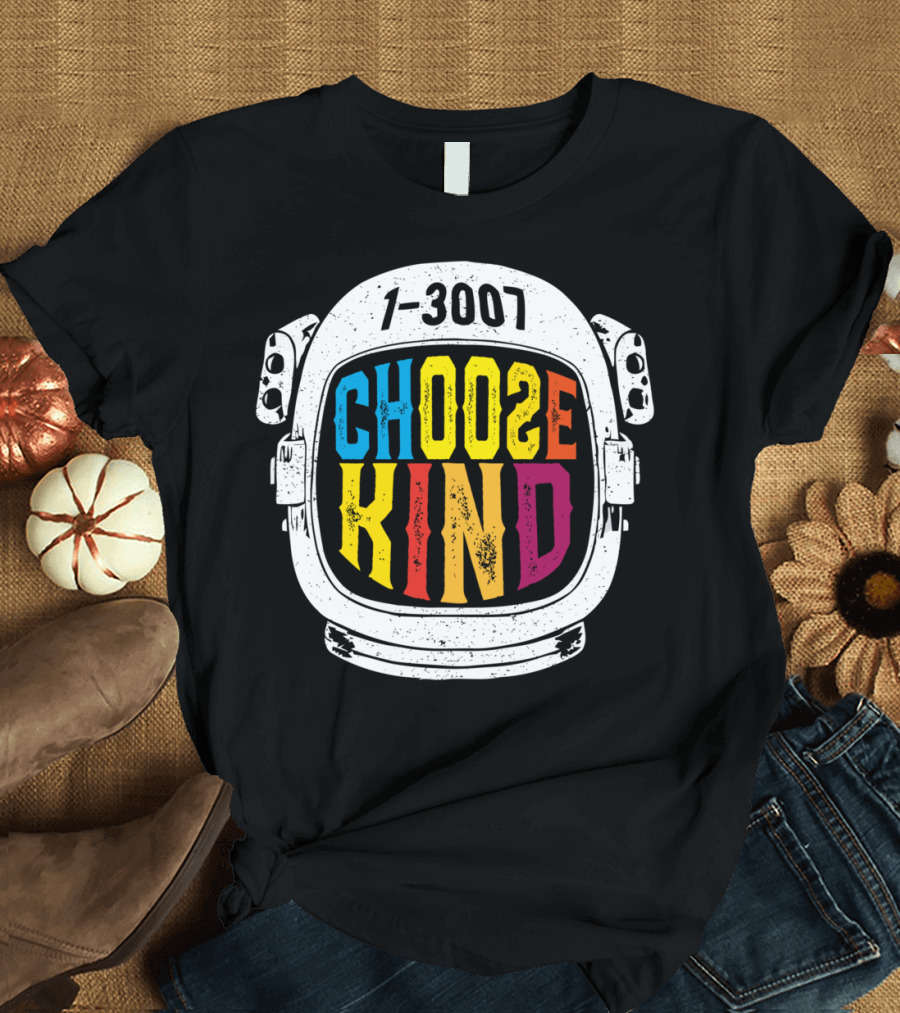 1-3007 Choose Kind Helmet T-Shirt