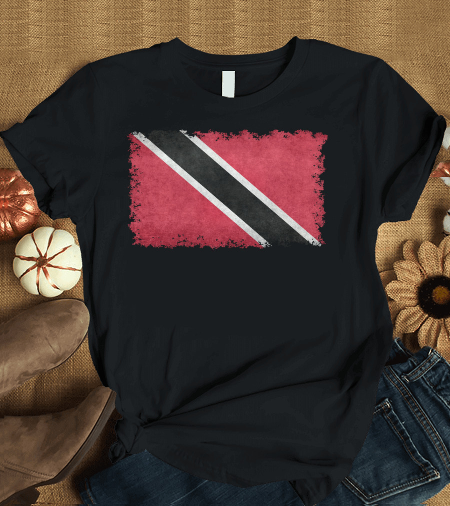Trinidad And Tobago Distressed Flag Textures T-Shirt