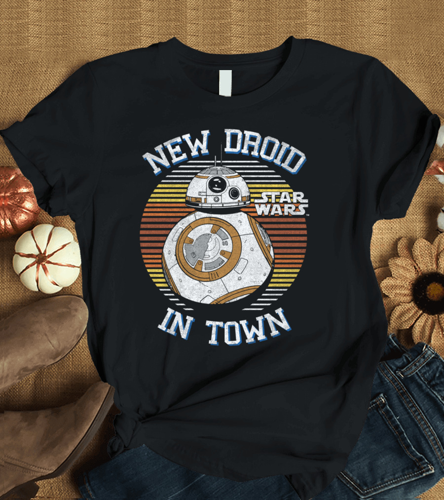 New Droid BB-8 Star Wars In Town T-Shirt