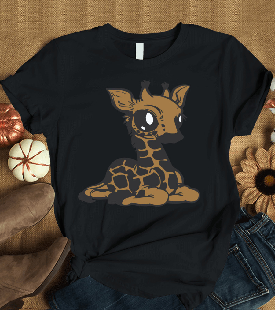 Cute Baby Giraffe T Shirt Adorable Animal T-Shirt