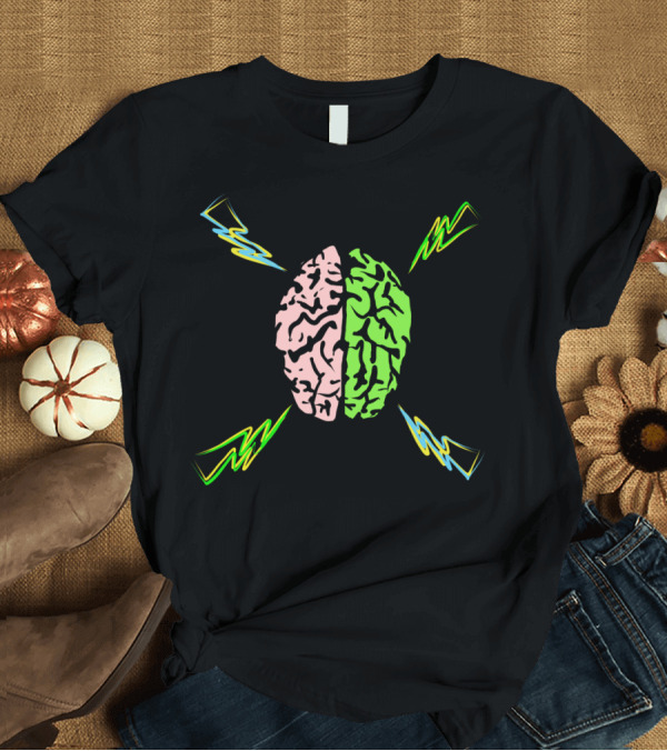 T-Shirt: Brain Power~~r Lightning T-Shirt Brain Power~~r Lightning T-Shirt