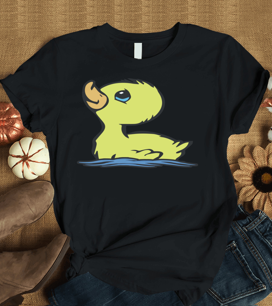 Baby Duckling Floating on Blue Water T-Shirt