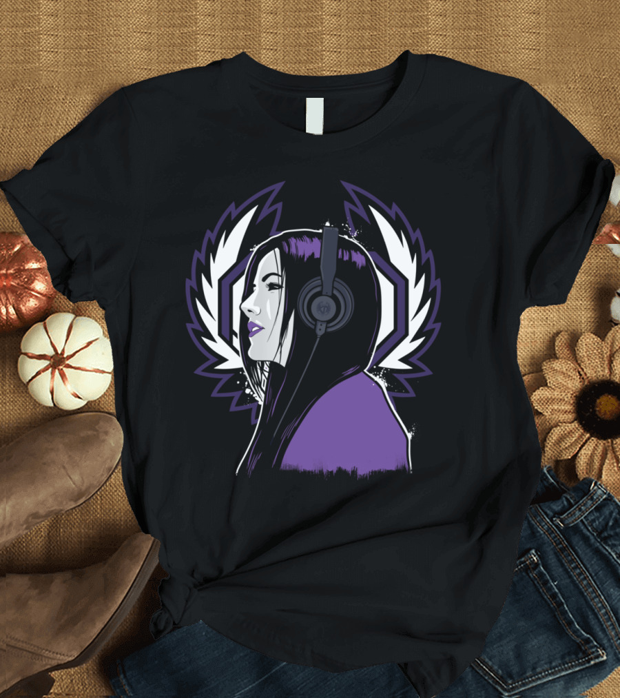 KayPea Headphones Wings Gaming T-Shirt