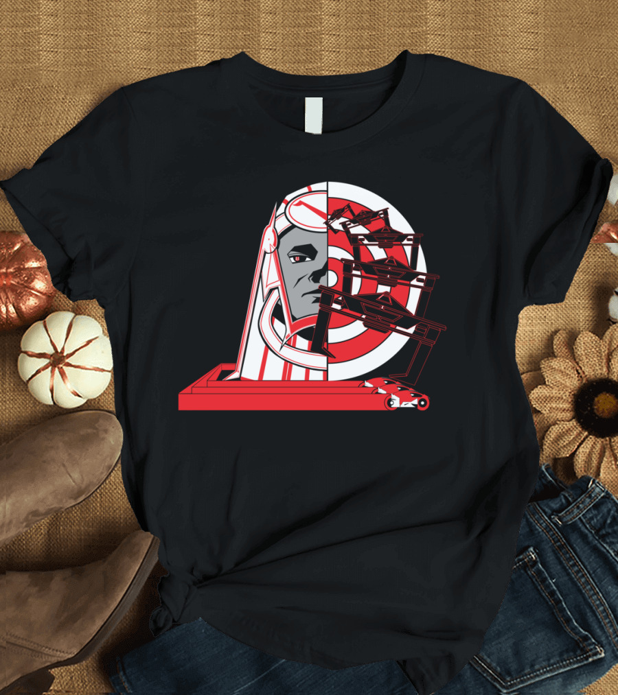 End Of Line T Grid Cycles Disc Face T-Shirt