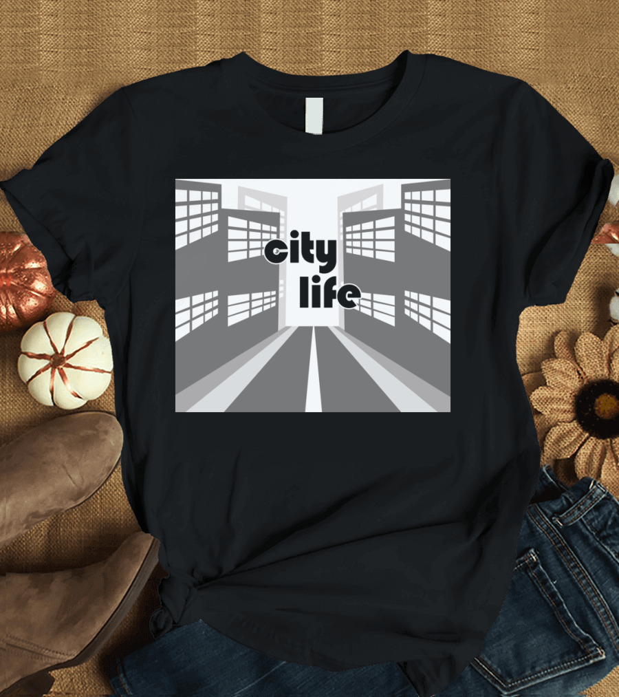 City Life Urban Skyline Perspective Edition T-Shirt