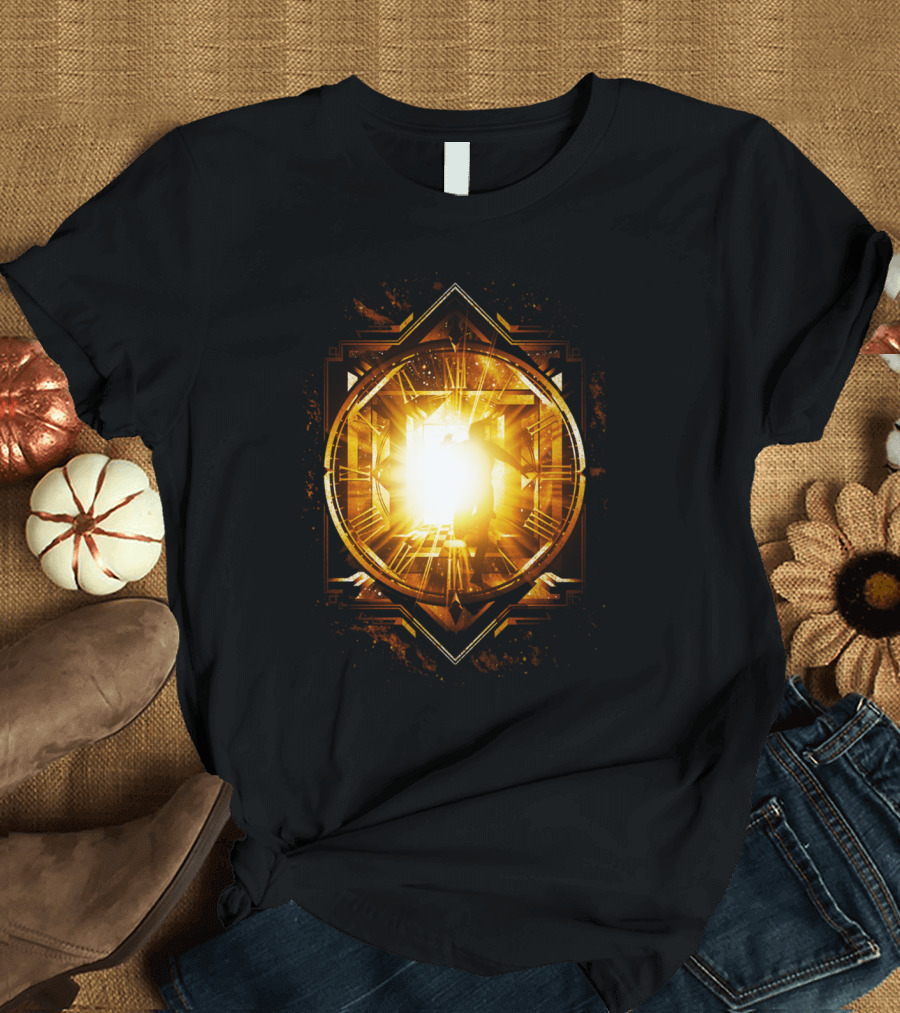 Back In Time Time-Travel Light Portal Adventure T-Shirt