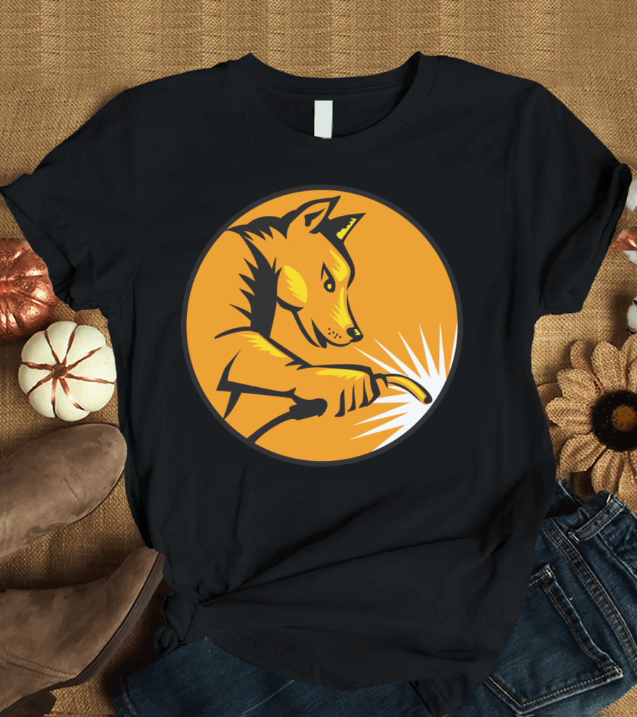 Dingo Dog Welding Circle T-Shirt