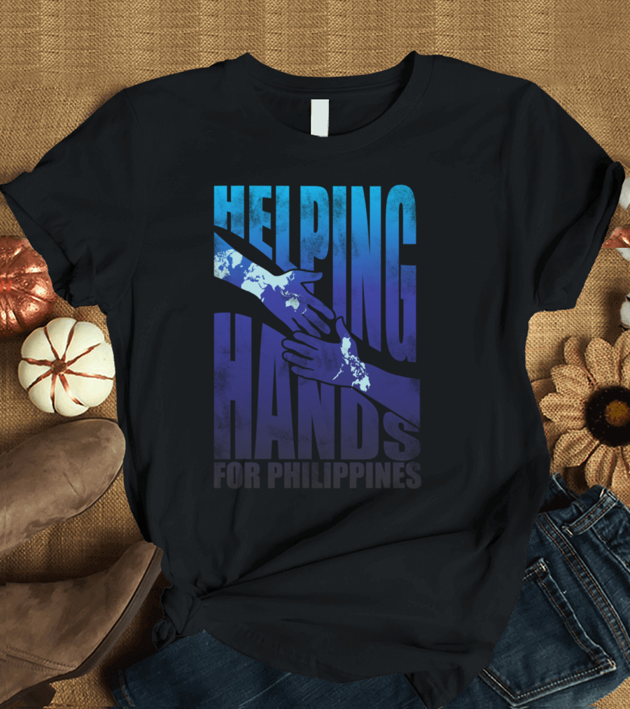 Helping Hands for Philippines by Ingkong T-Shirt