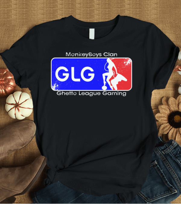 T-Shirt: MonkeyBoys Clan Ghetto League Gaming GLG T-Shirt MonkeyBoys Clan Ghetto League Gaming GLG T-Shirt