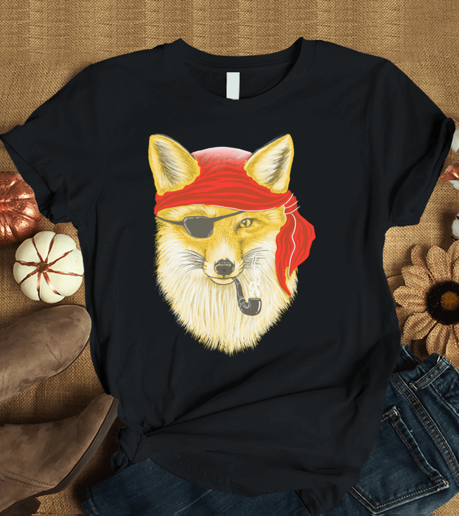 Foxy Pirate Pipe and Eyepatch Prowler T-Shirt