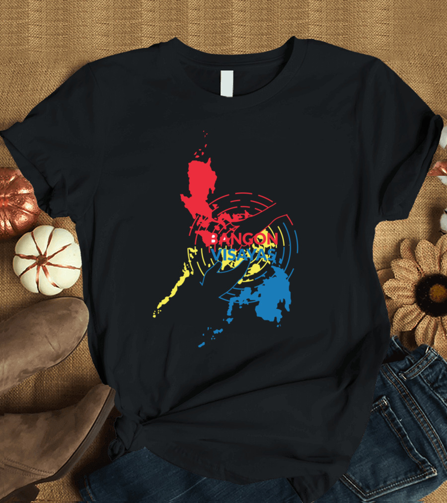 Bangon Visayas By Sknny Map Colors T-Shirt