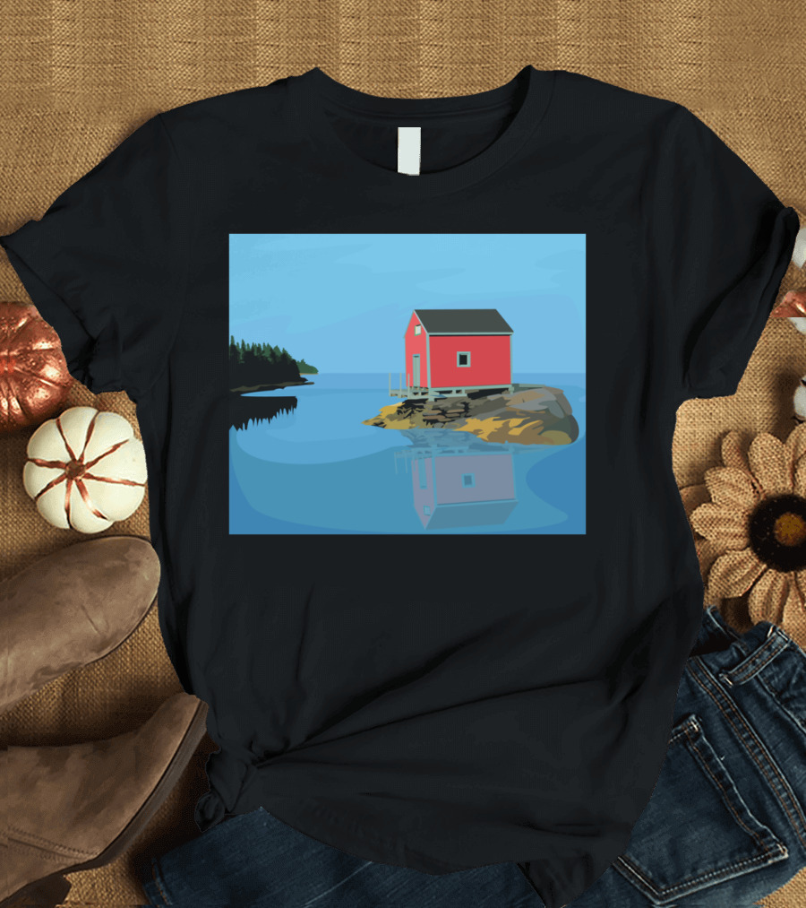 Sit T Red House Lakeside Reflection T-Shirt