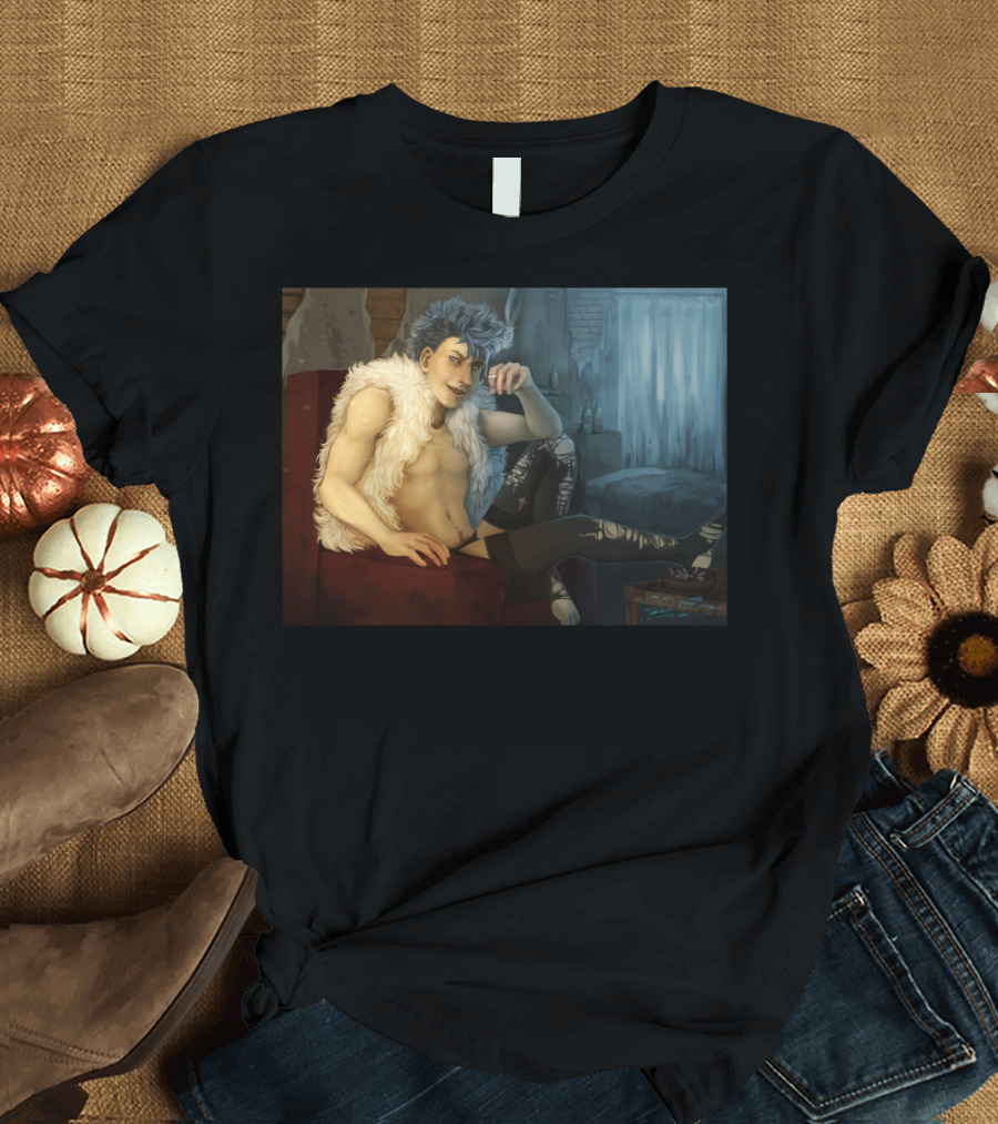 Hi There Darling Dynamic Character in Cozy Room Setting T-Shirt