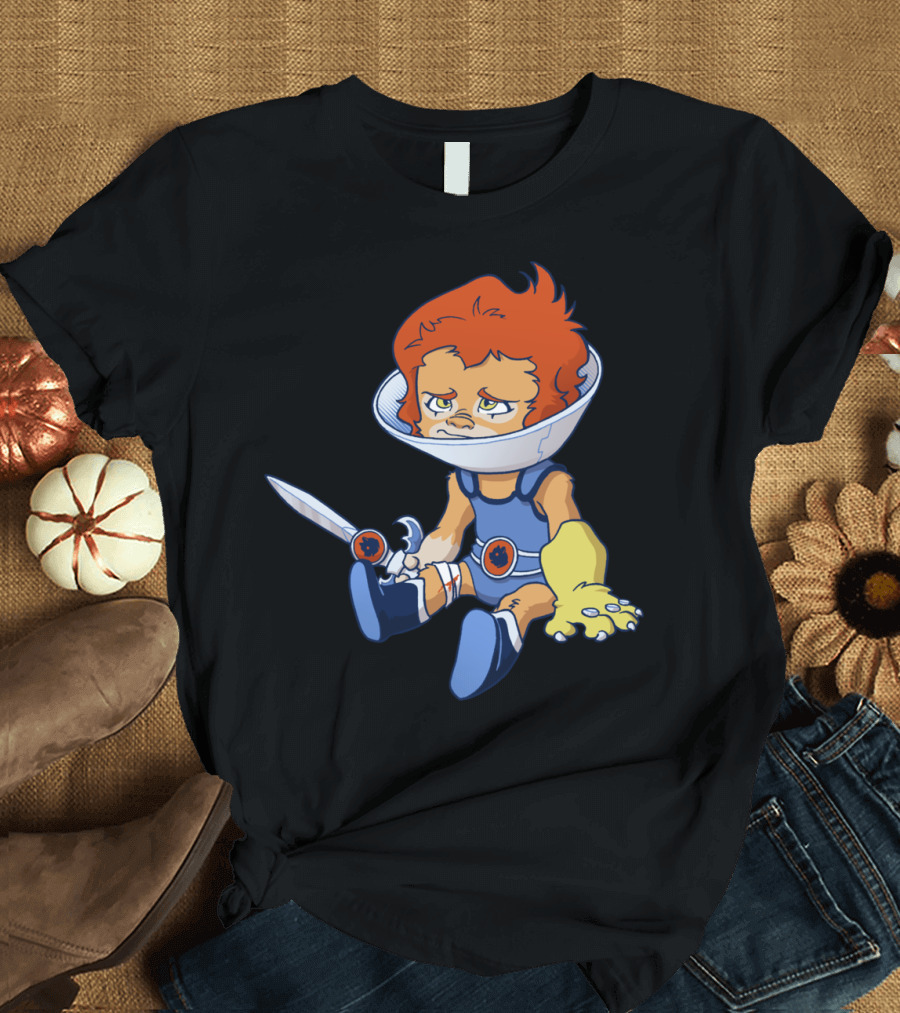 Thundercats Lion-O Sitting with Sword and Armor T-Shirt