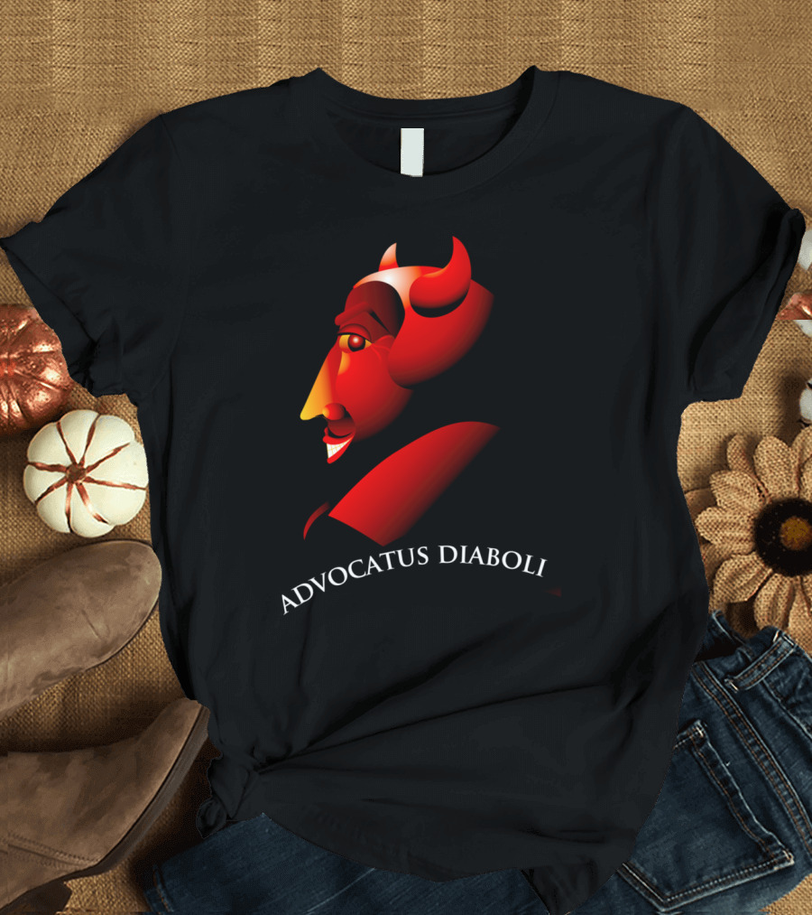 Advocatus Diaboli Red Horned Devil Profile T-Shirt