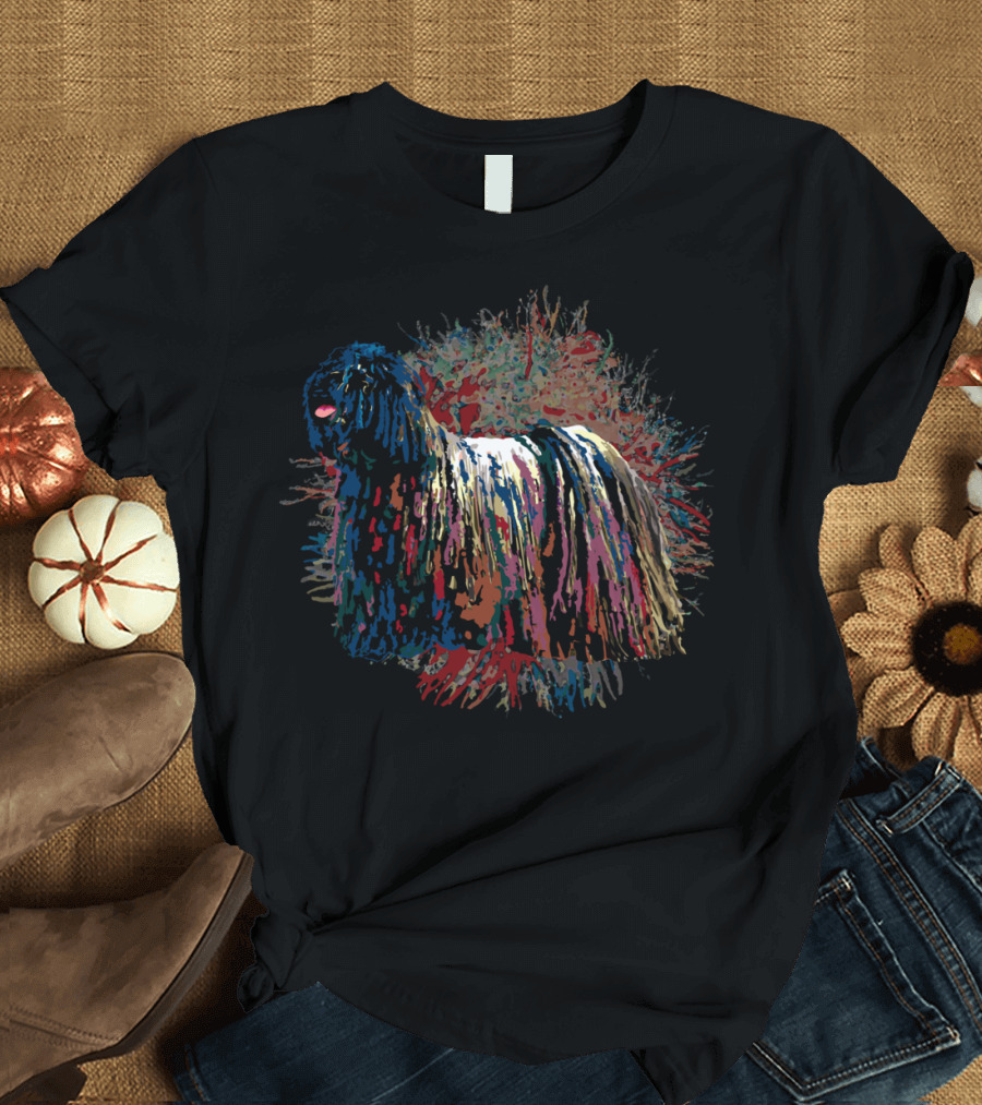 Comondor Multicolor Paint Splash Effect T-Shirt